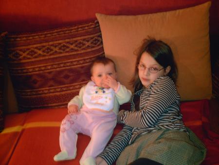 Erika avec Sandra